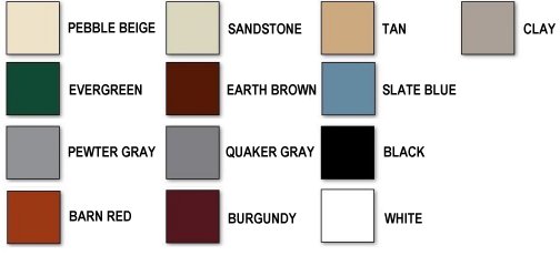 Carport Color Options