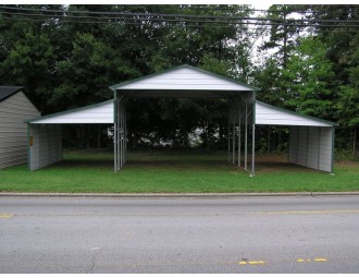 Metal Barn | Boxed Eave Roof | 42W x 21L x 12H | Carolina Barn