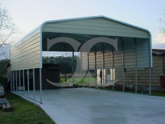 Carport | Regular Roof | 22W x 36L x 11H` | 4 Panels | 2 Gables