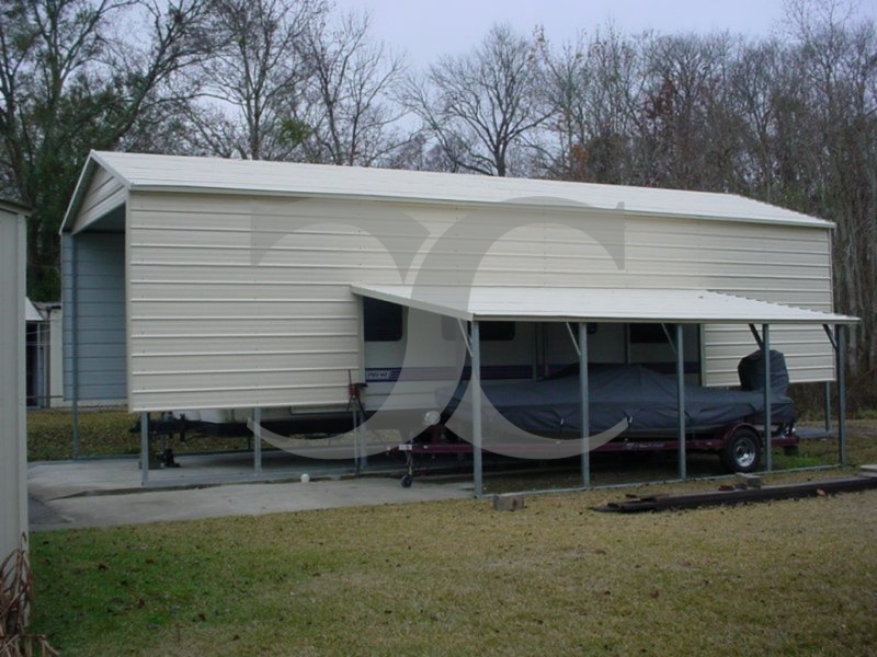 Carport | Vertical Roof | 12W x 41L x 11H