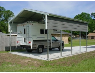 Carport | Vertical Roof | 18W x 21L x 10H